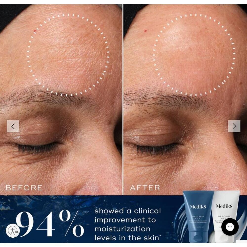 BNIB~Medik8 H.E.O. Optimal Ratio Moisturization Two-Step Overnight Mask~$68 RV - Picture 6 of 7